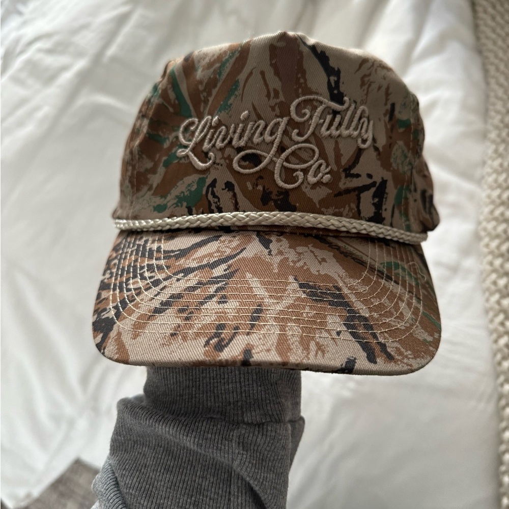 Living Fully Camo Hat